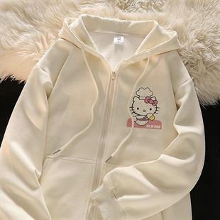 Sanrio Anime Hello Kitty Detail Hırka