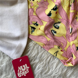 Sarı My Little Pony Fluttershy Desenli Şık Alt Üst Takımı