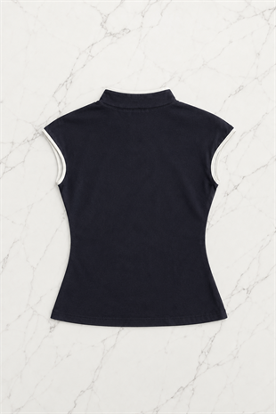 Siyah Anime Nana Qipao Vintage Y2K Kısa Kollu Crop