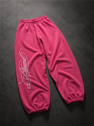 Blessed Script Detaylı Baggy Eşofman Takımı