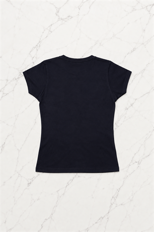 Siyah Blessed With Beauty & Rage Kısa Kollu Crop