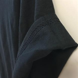 Siyah Sılent Hıll Baskılı Unisex Oversize T-shirt