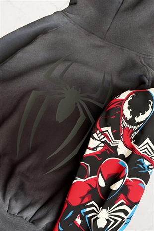 Spider-Man Unisex Oversize Ceket Hırka Hoodie | ÖN SATIŞ