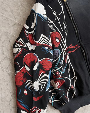 Spider-Man Unisex Oversize Ceket Hırka Hoodie | ÖN SATIŞ