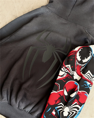 Spider-Man Unisex Oversize Ceket Hırka Hoodie | ÖN SATIŞ