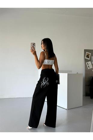 Spider Web Blaka Baggy Unisex Jean