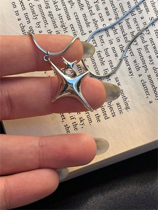 Star Silver Aesthetic Kolye