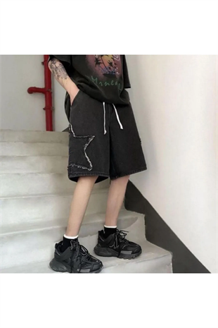 Star Streetwear Kot Kısa Şort