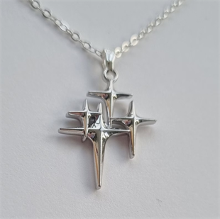 Stars Silver Aesthetic Kolye