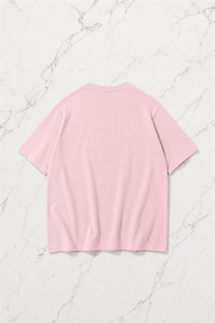 Unisex Sorry Im Late Tshirt Pembe