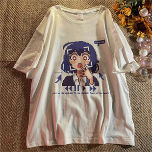 Venwu Seneven Detaylı Oversize Unisex Beyaz T-shirt
