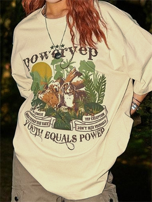 Vintage Dog Oversize Unisex T-shirt