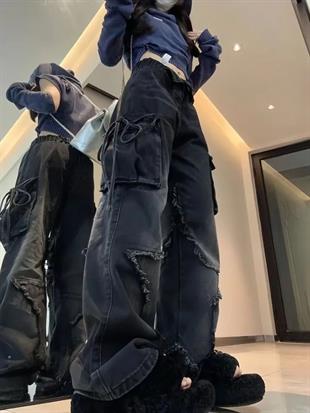 Y2k Cargo Pocket Star Live Jean