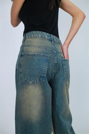 Y2k Extra Tint Baggy Unisex Yıkamalı Pantolon
