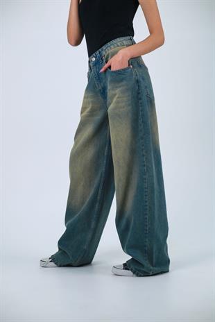 Y2k Extra Tint Baggy Unisex Yıkamalı Pantolon