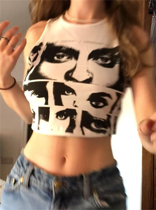 Y2k Inspo Detail Crop Tank