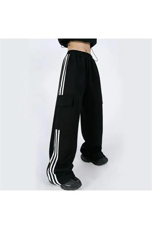 Y2K Kargo Cep Unisex Örme Pantolon