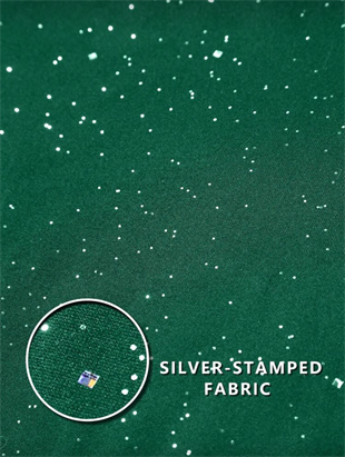 Zümrüt Shine Parıltılı Simli Oversize Unisex T-shirt