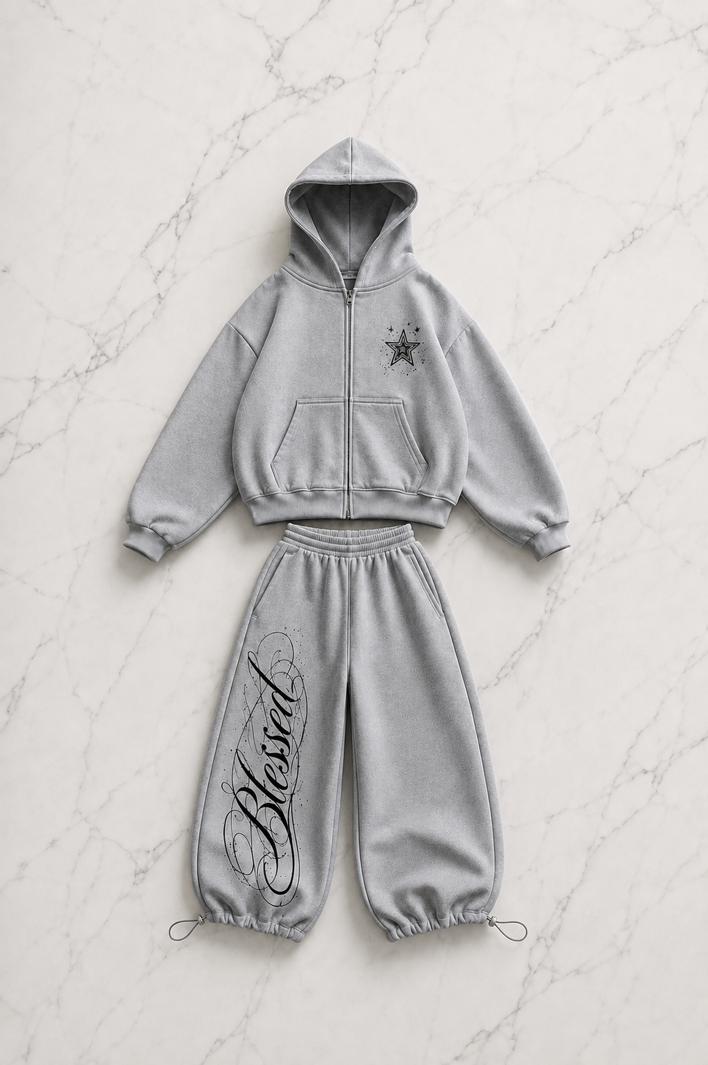 Blessed Baggy Kalıp Unisex Eşofman Takımı