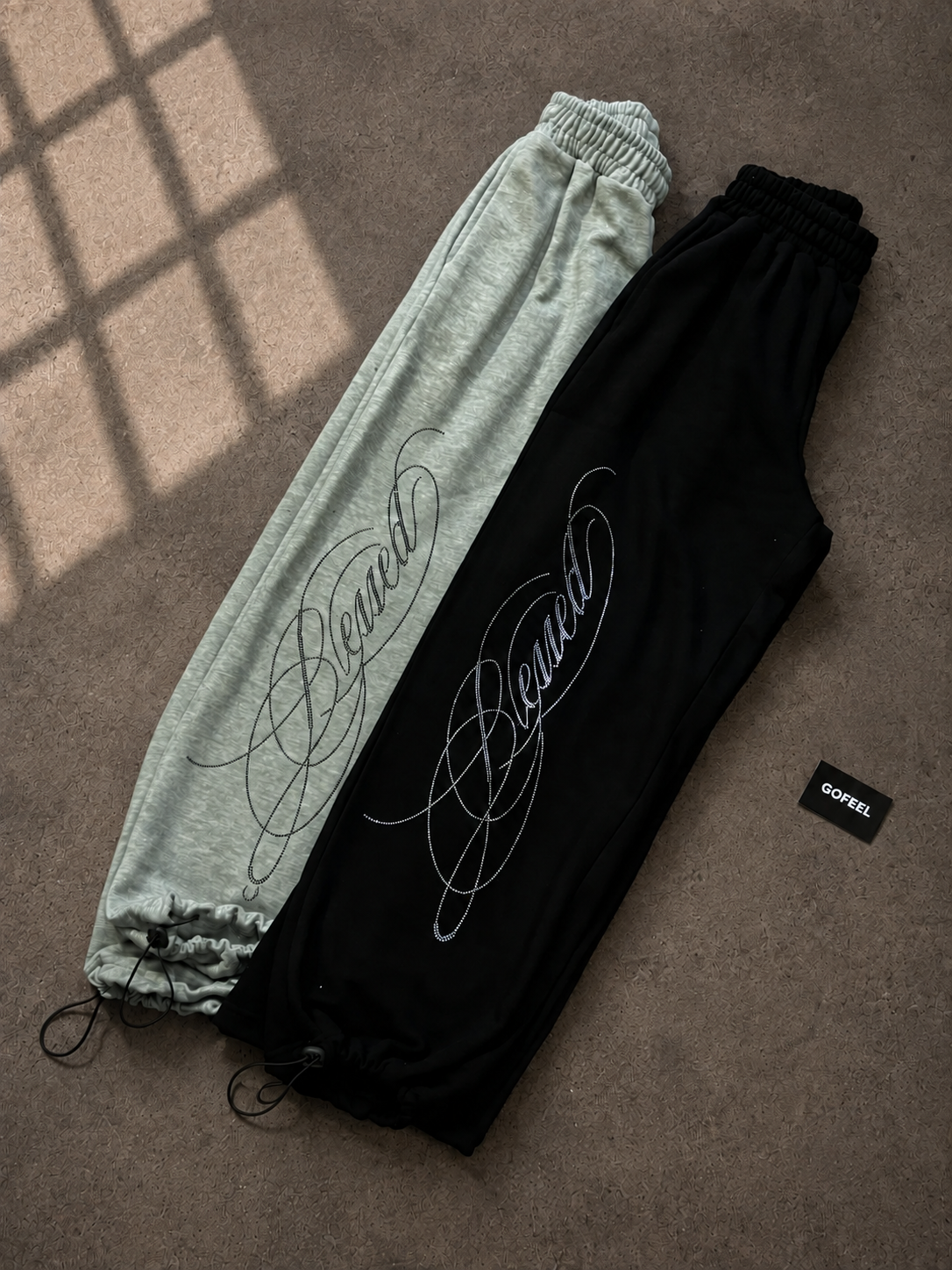 Blessed Taş Baskılı Baggy Unisex Eşofman Altı