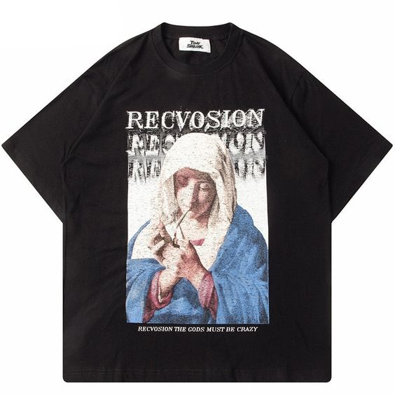 Closed Hands Detaylı Oversize Unisex T-shirt