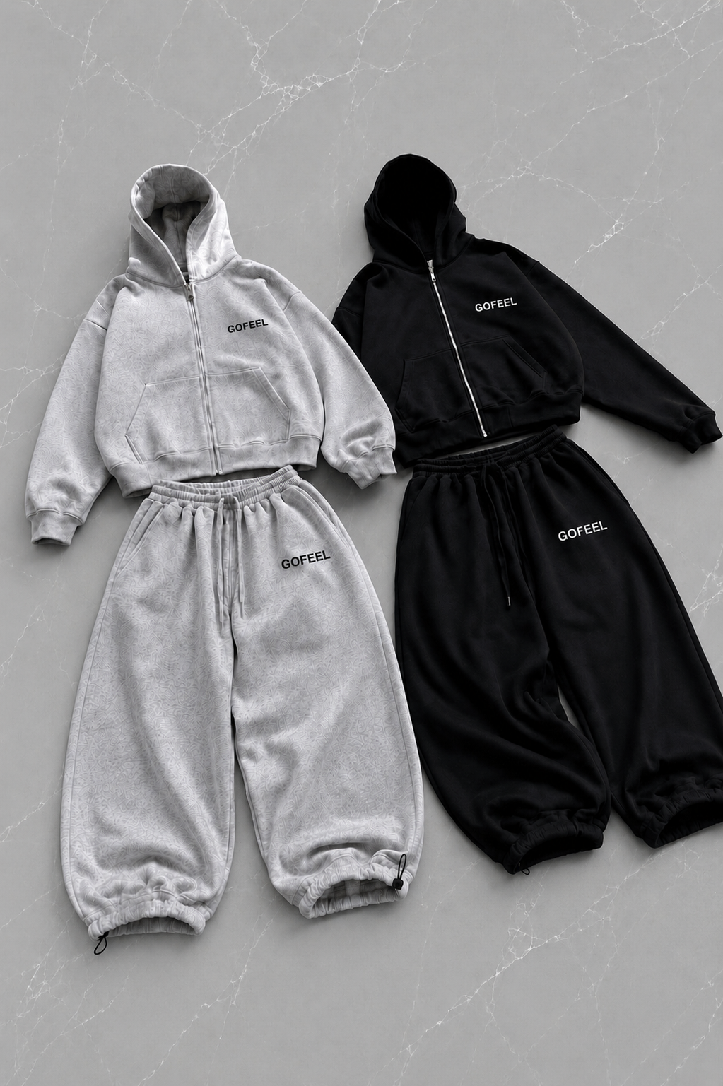 Gofeel  Baggy Kalıp Unisex Eşofman Takımı