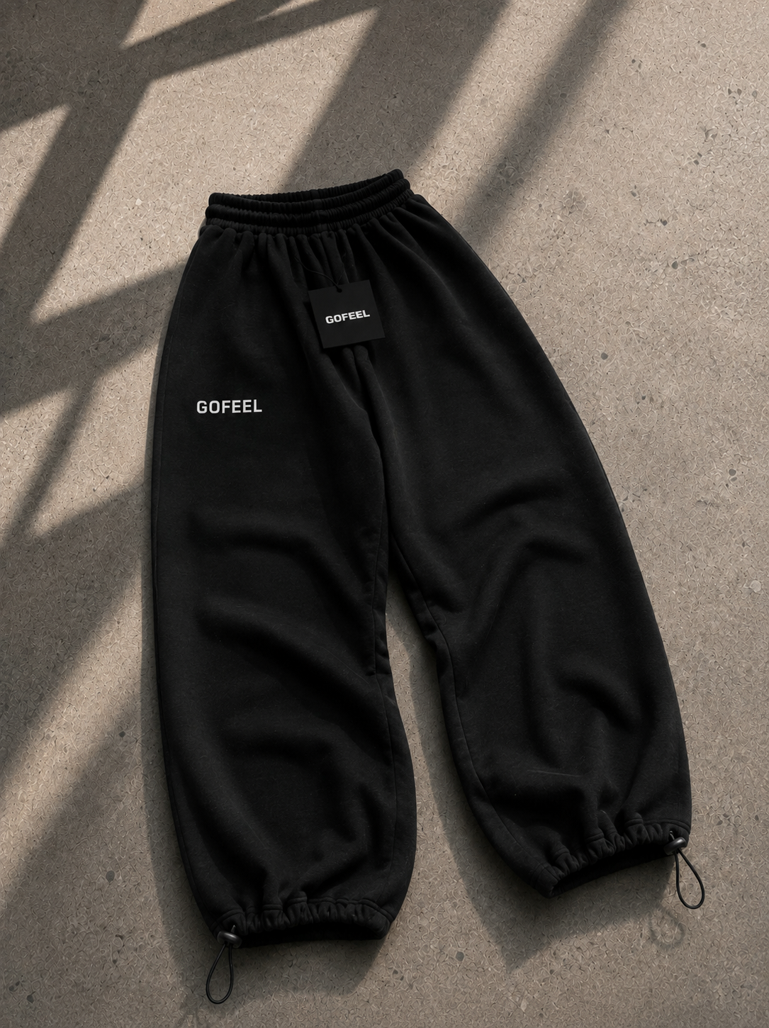 Gothic Detaylı Baggy Unisex Eşofman Altı