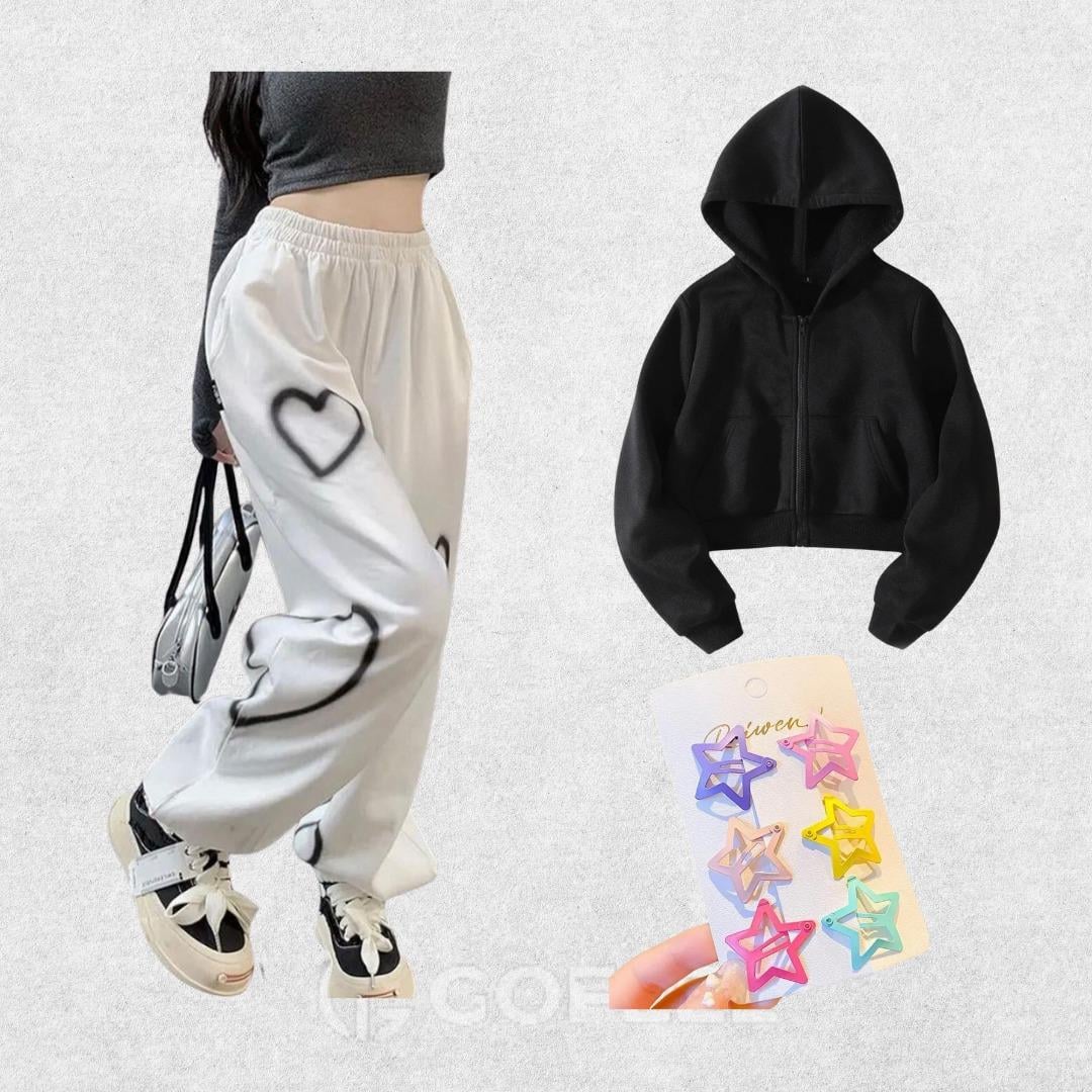 Heart White Kombin