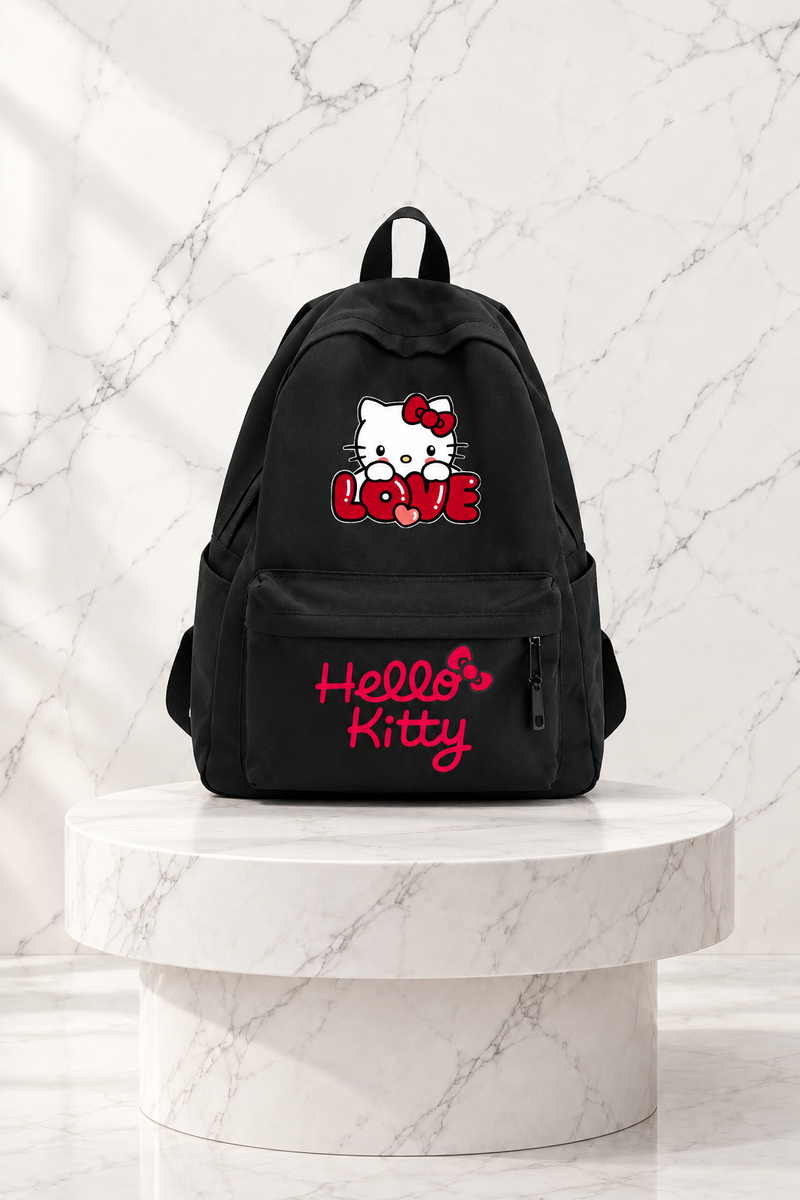 Hello Kitty Baskılı Okul, Dershane, Kurs Sırt Çantası