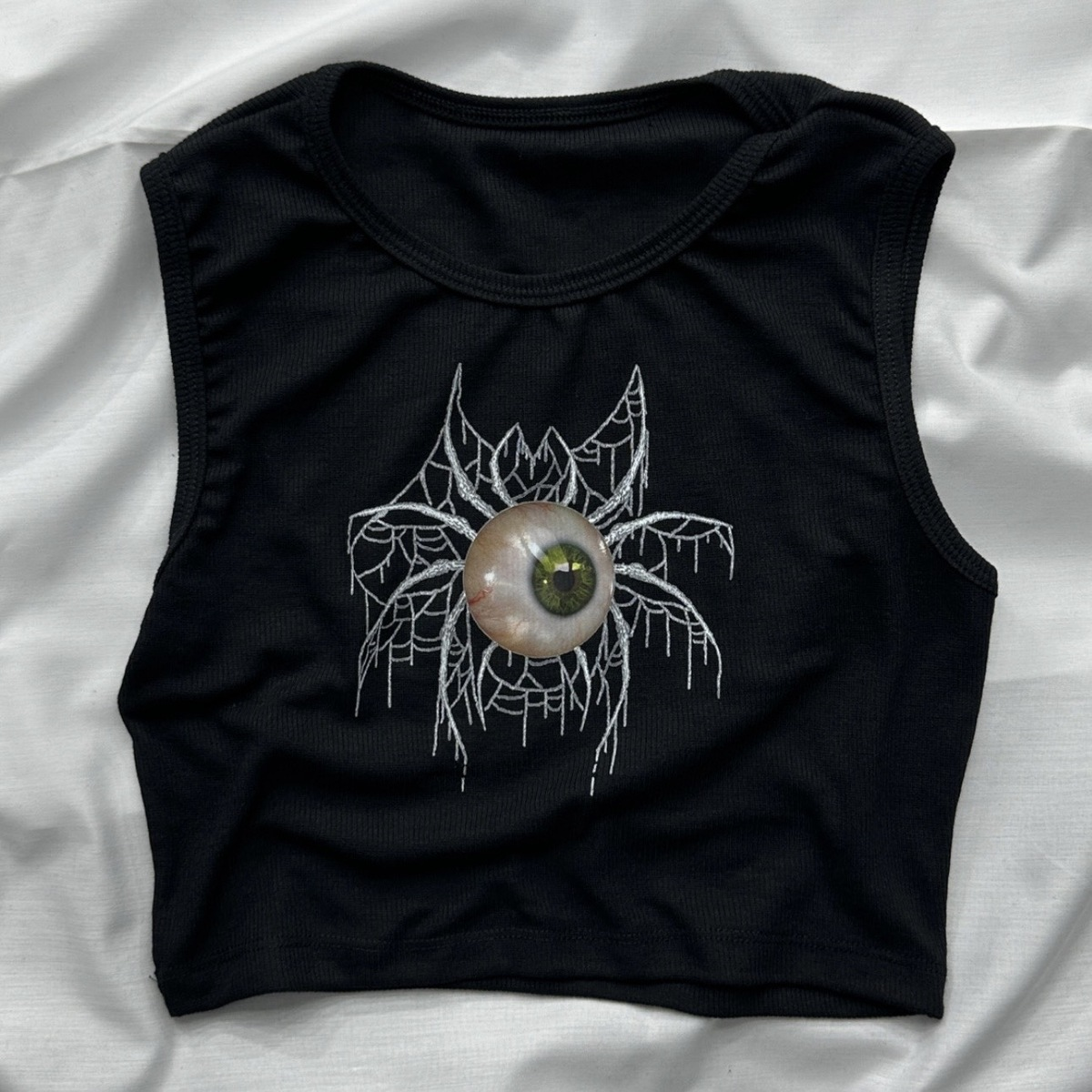 I See You Detail Crop Tank