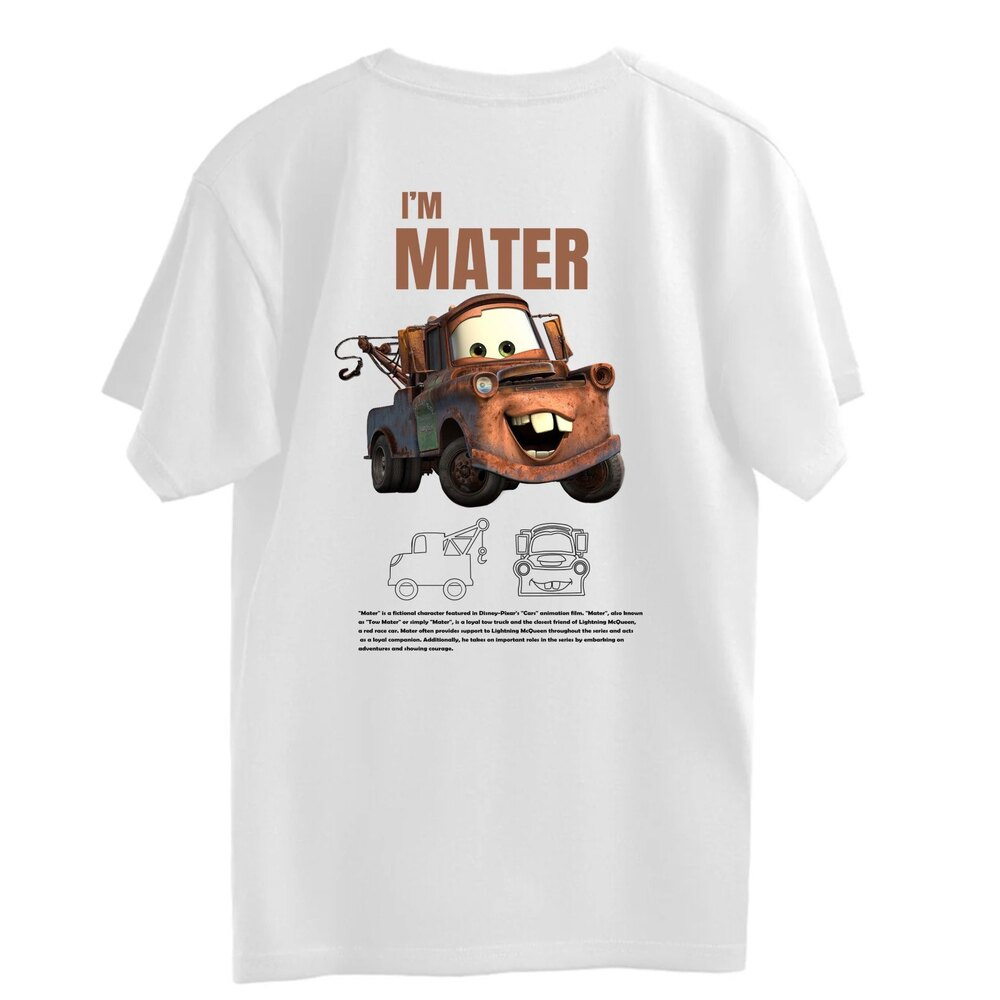 I'M MATER Car Detail Oversize Unisex T-Shirt