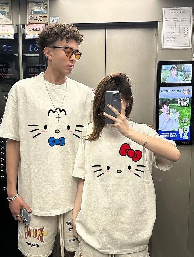 (Kadın) Hello Kitty Oversize Unisex T-shirt