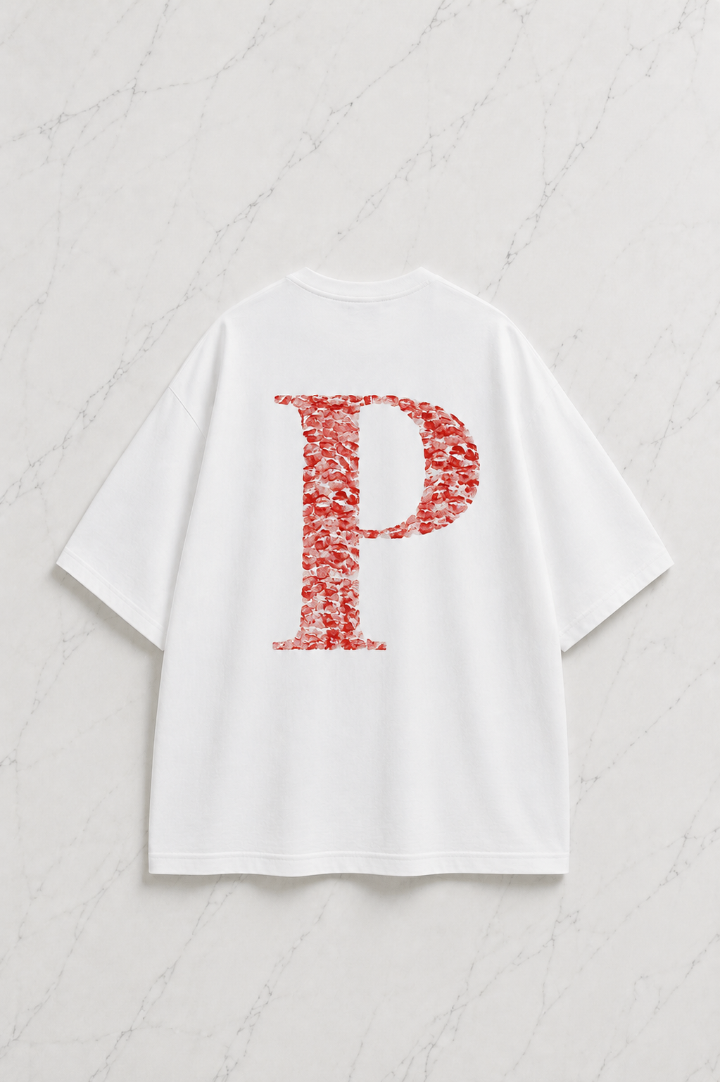 Kiss Design P Harfi Oversize T-shirt
