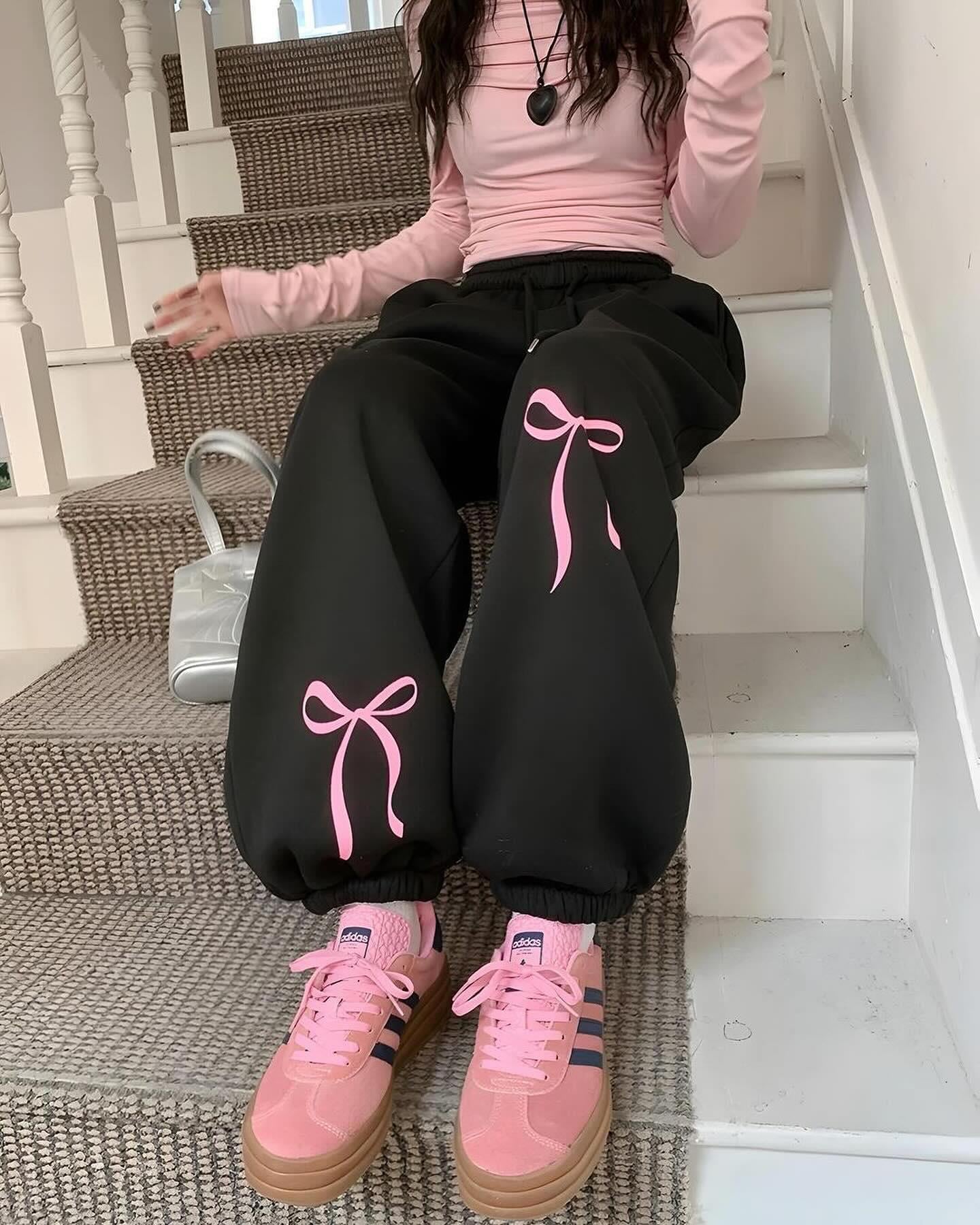 Kurdele Detaylı Oversize Unisex Eşofman Altı