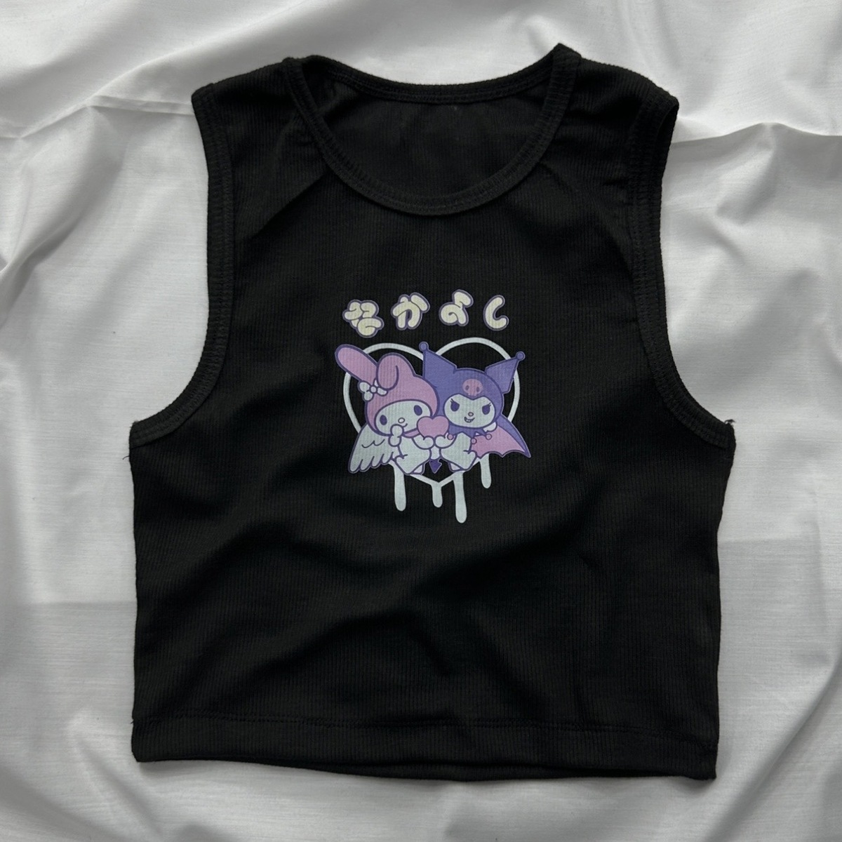 Kuromi Detail Crop Tank