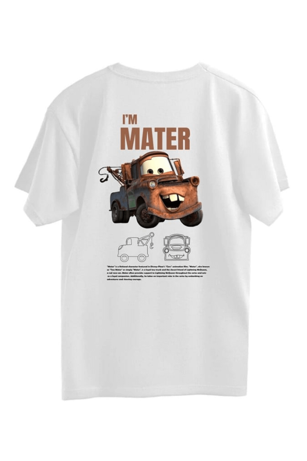 Mater Detail Oversize Unisex T-shirt