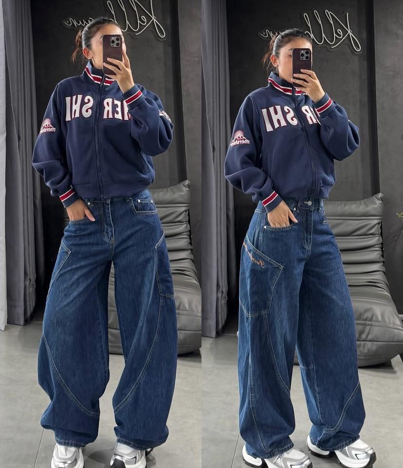 Mavi Relaxed Cep Detail Baggy Unisex Jean