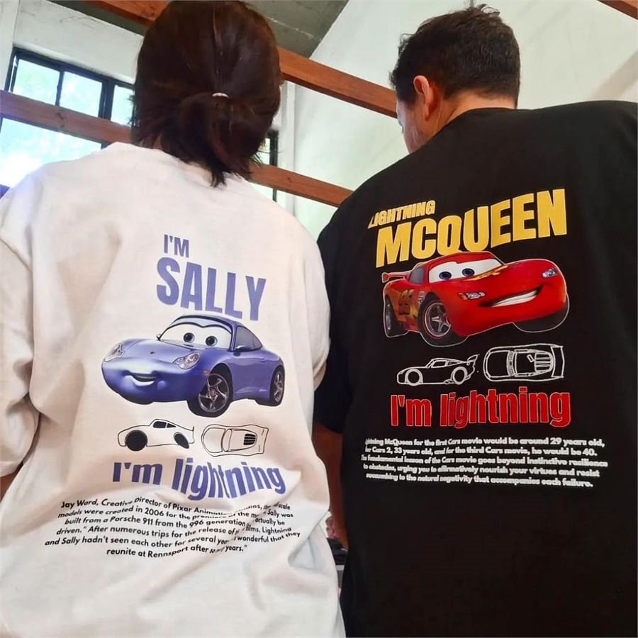 McQuenn Detail Oversize Unisex T-shirt