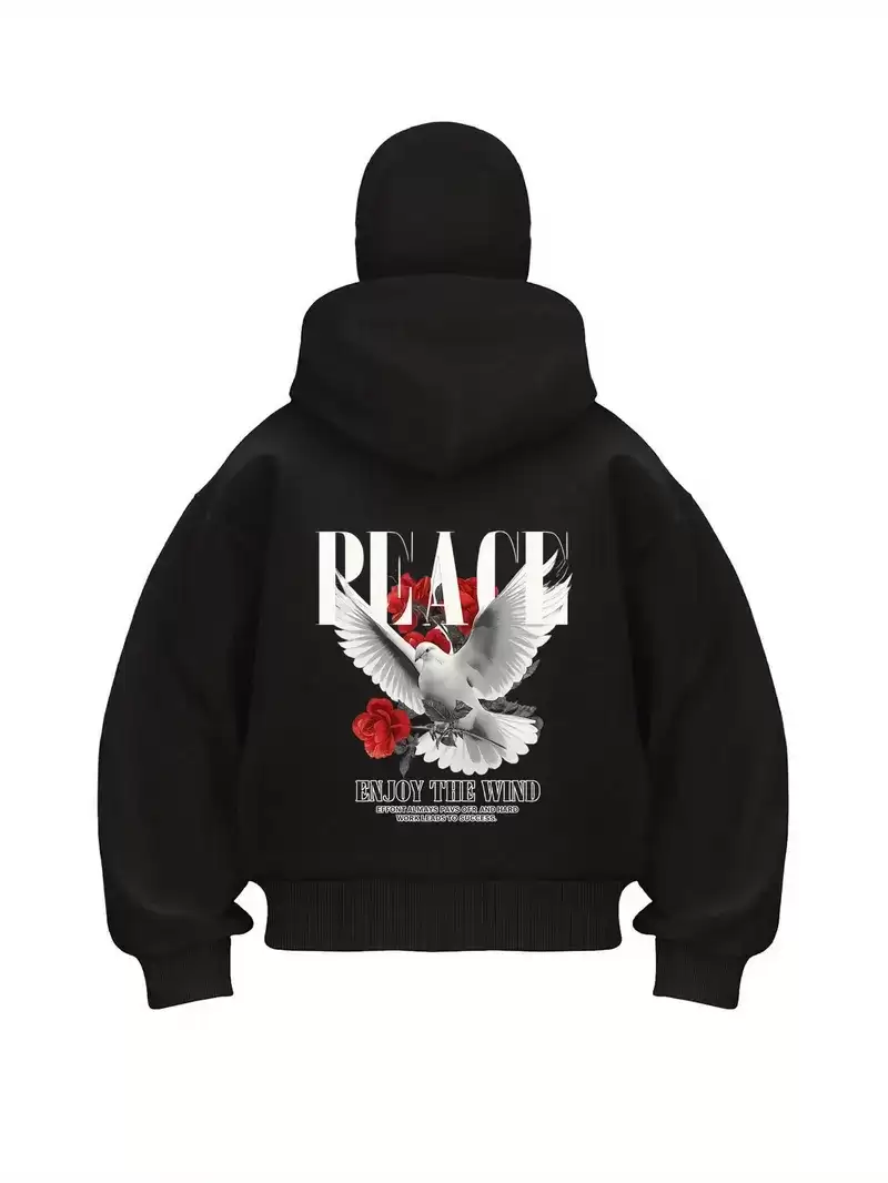 Never Luck God Baskılı Kar Maskeli Ninja Unisex Sweatshirt Hırka