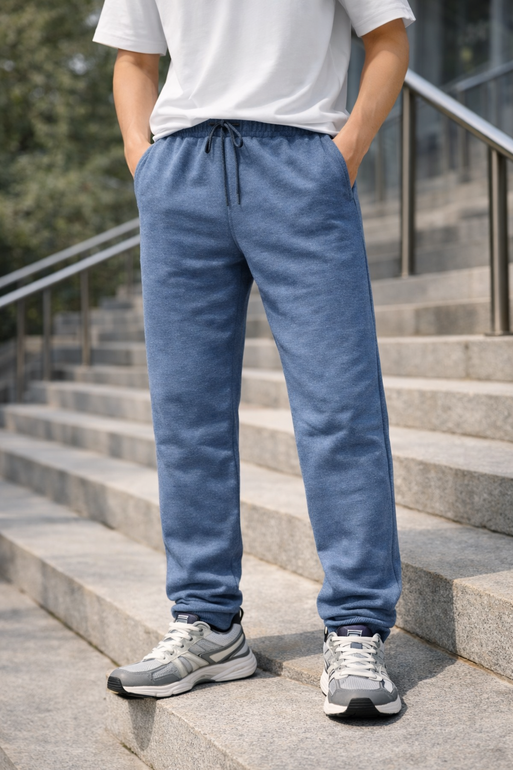 Outlet Gri Basic Eşofman Altı