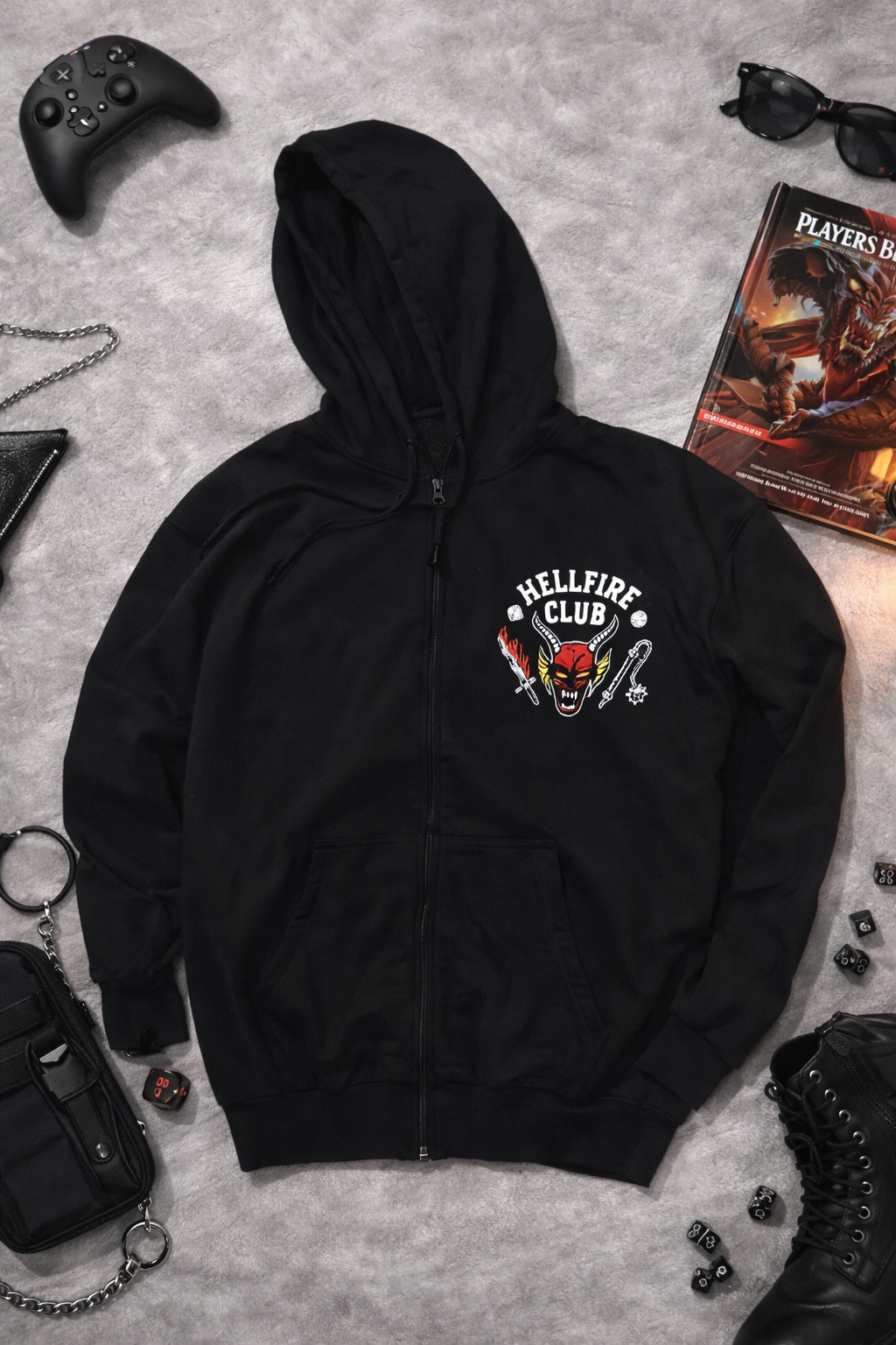 Outlet HellFire Club Siyah Hırka