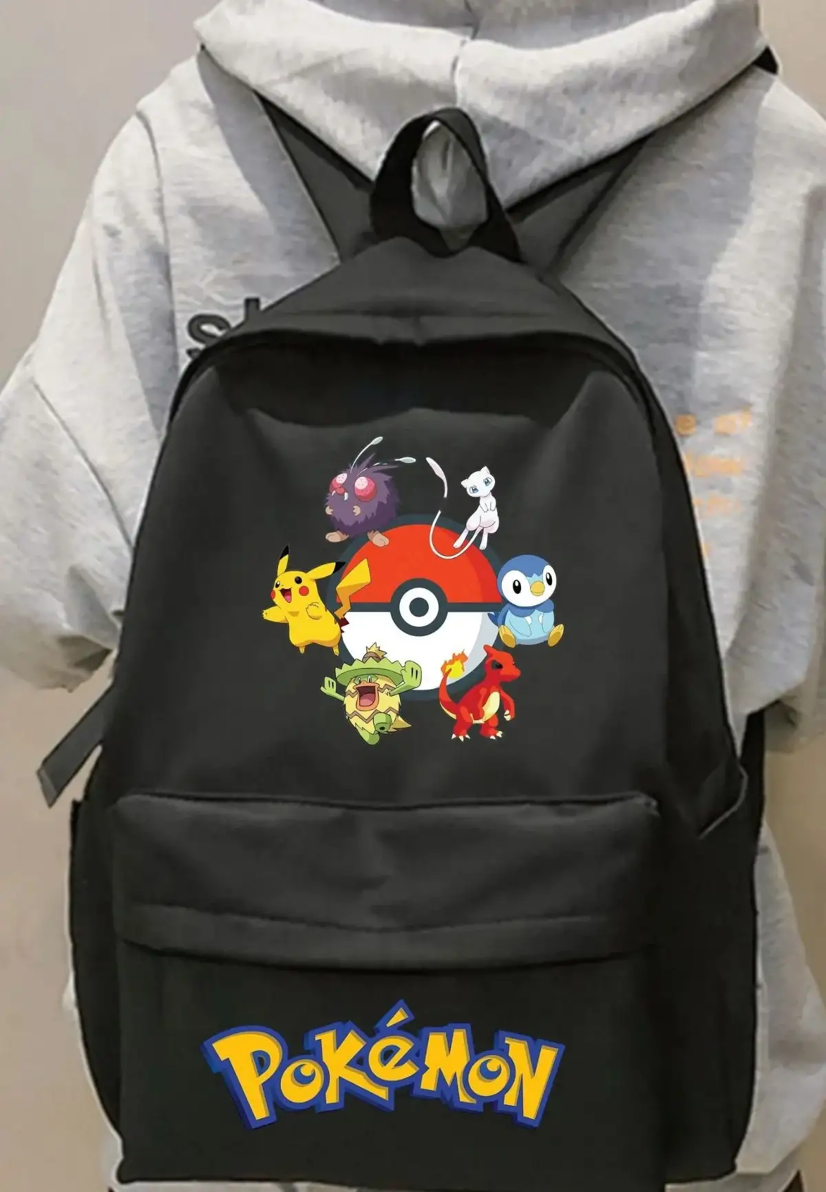 Pokemon Pikachu Baskılıı Okul Dershane, Kurs Sırt Çantası