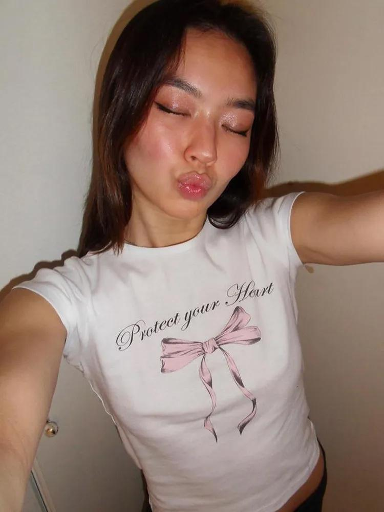 Protect Your Heart Detail Crop Top
