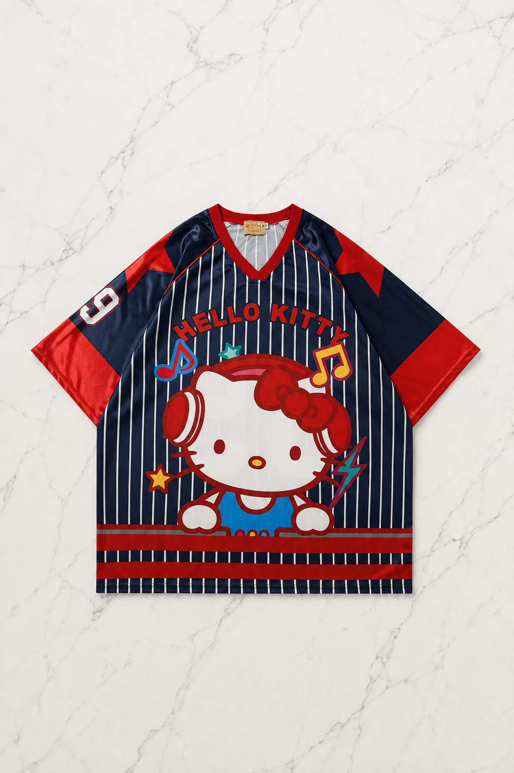 Red Hello Kitty Jersey T-shirt Forma