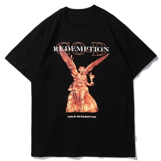 Redemption Detaylı Oversize Unisex T-shirt