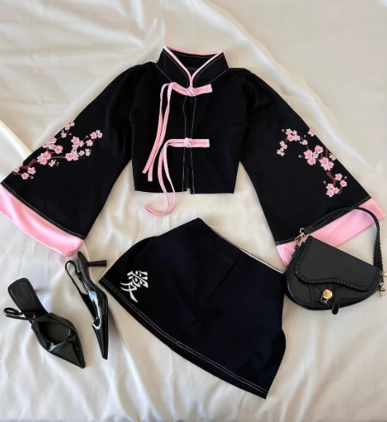 Sakura Chines Flower Set Takım