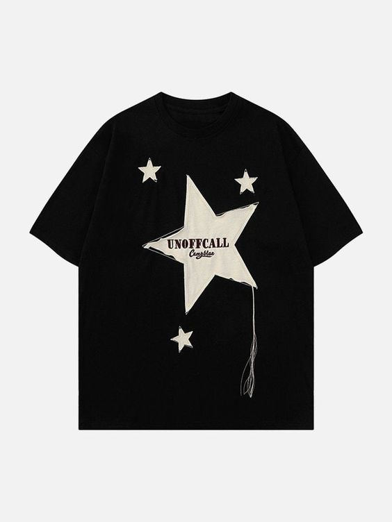 Unoffcall Oversize Unisex Siyah T-shirt