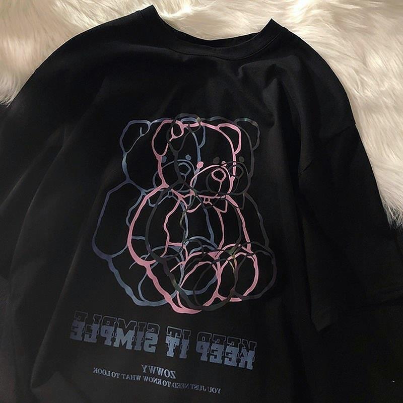 Y2k Bear Deiro Unisex Oversize Tshirt