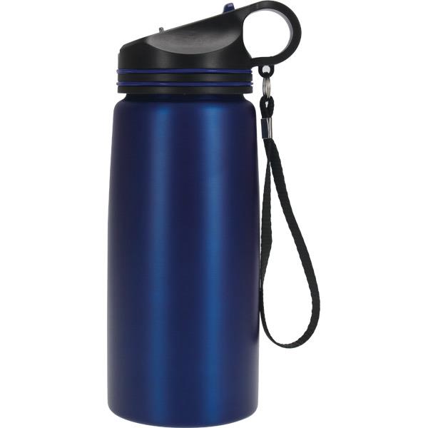 Askılı Lacivert Çelik Termos 620 ml