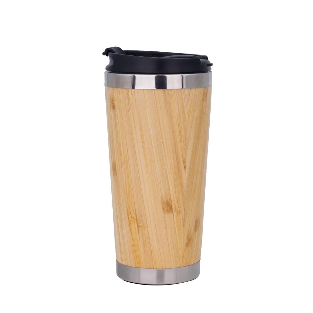Bambu Gövdeli Çelik Termos 450 ml